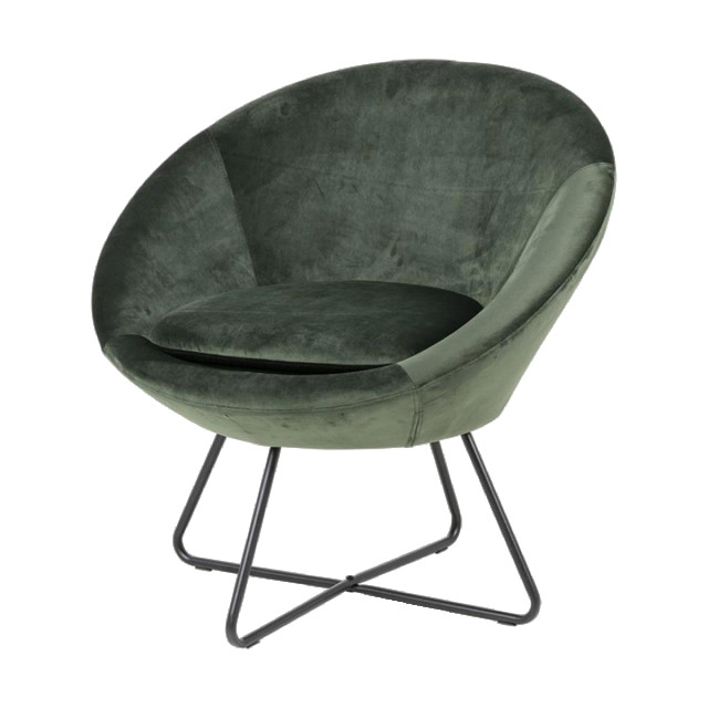 Lisomme Merel velvet fauteuil donker 2027255 large