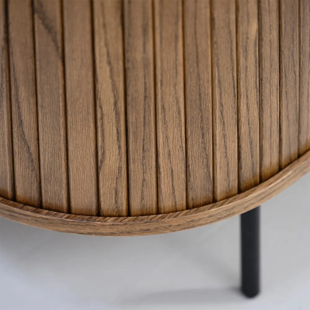 Olivine Lenn houten sideboard gerookt eiken 140 x 45 cm 2272911 large