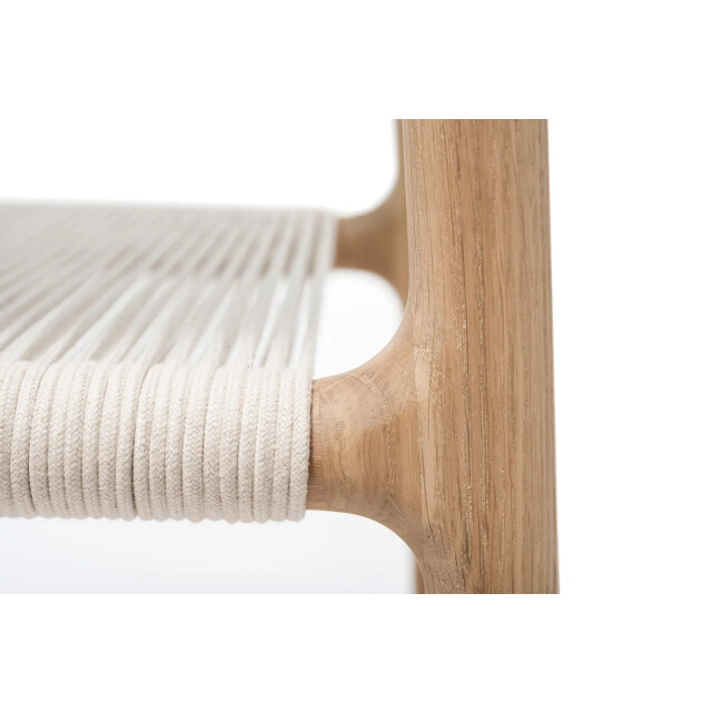 Gazzda Fawn side table houten bijzettafel whitewash met glazen tafelblad grey 42 x 2027982 large