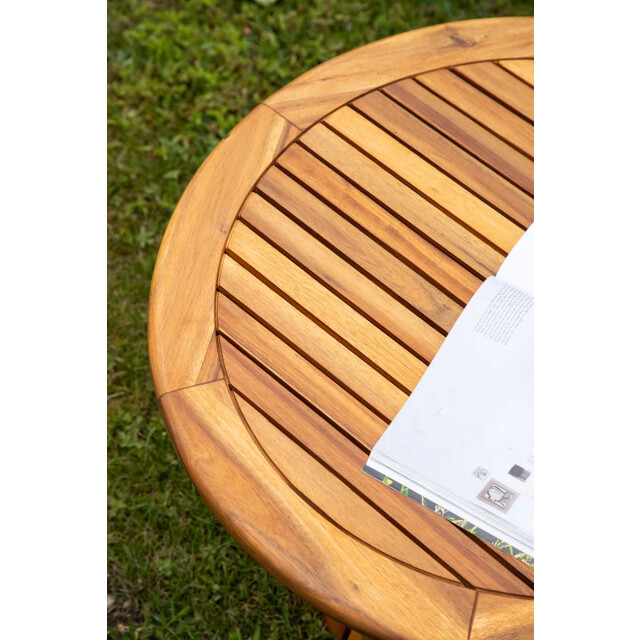 Nest Outdoor Malin houten tuin salontafel Ø 70 cm 2617986 large