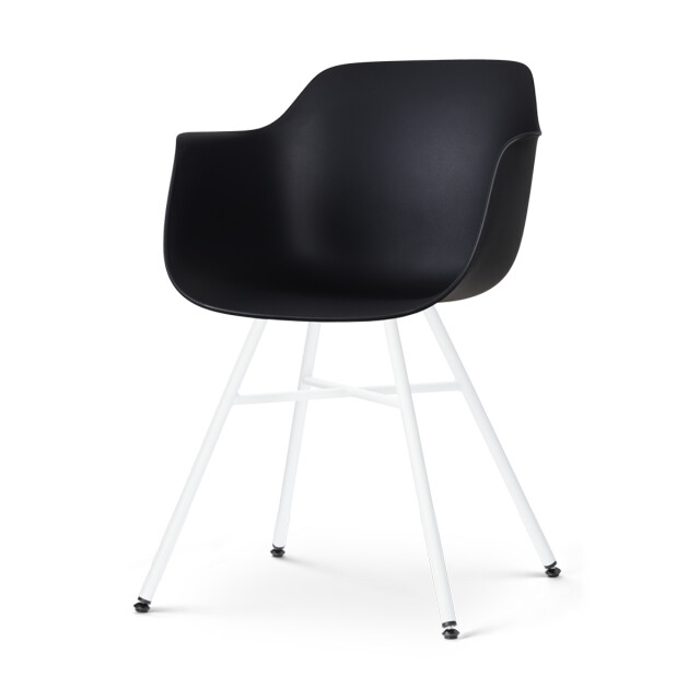 Nolon Noa-puk eetkamerstoel wit onderstel 2028166 large