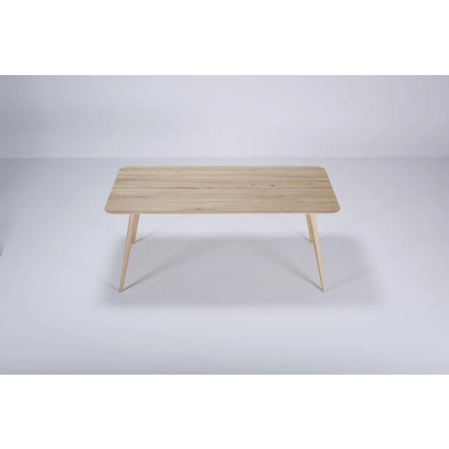Gazzda Stafa table houten eettafel whitewash 180 x 90 cm 2028668 large