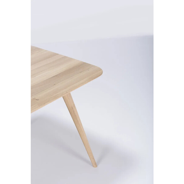 Gazzda Stafa table houten eettafel whitewash 180 x 90 cm 2028668 large