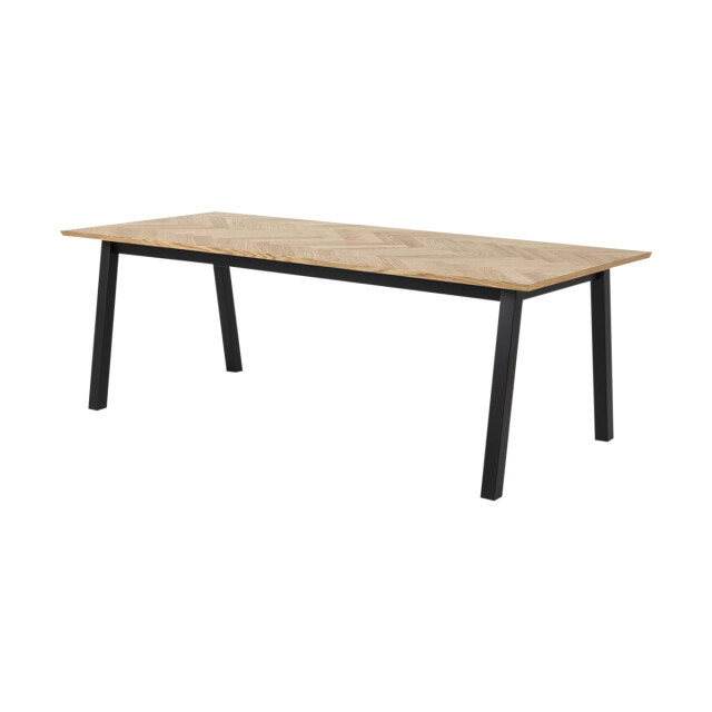 Lisomme Hilly houten eettafel visgraat 220 x 95 cm 2028671 large