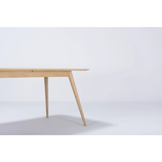 Gazzda Stafa table houten eettafel whitewash 180 x 90 cm 2028668 large