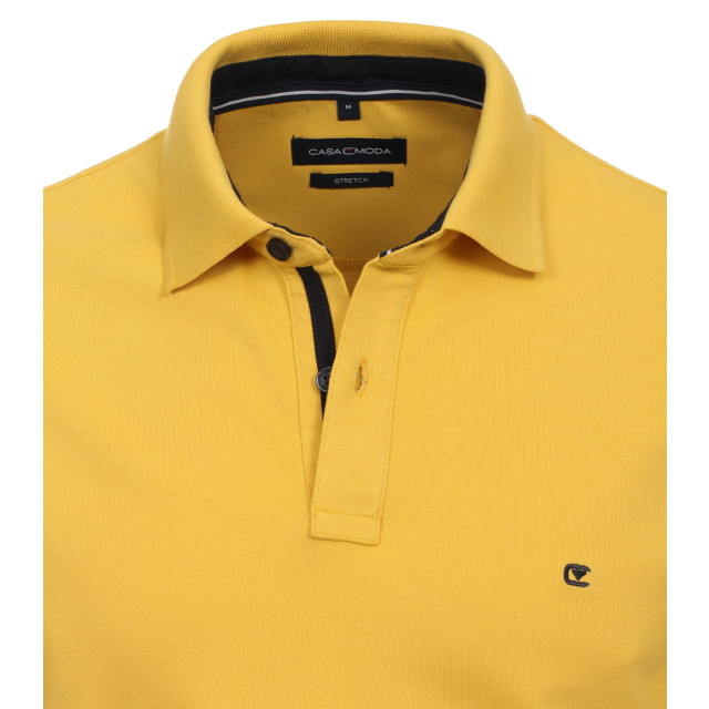 Casamoda Heren polo 004470 554 spicy mustard Polo 004470 554SpicyMustard large