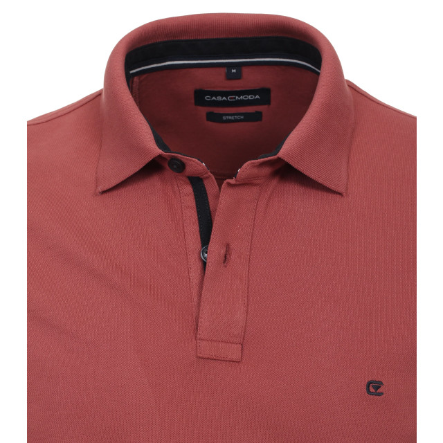 Casamoda Heren polo 004470 417 roan rouge Polo 004470 417RoanRouge large