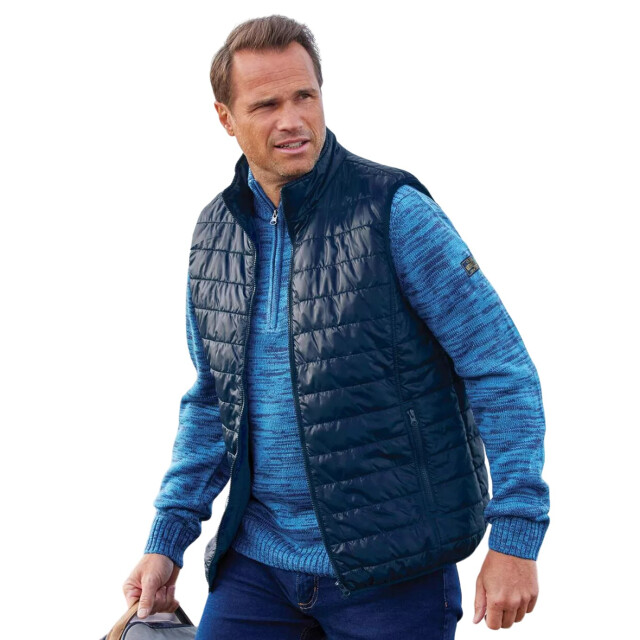 Atlas For Men Heren mouwloos gilet UTAF868_navy large