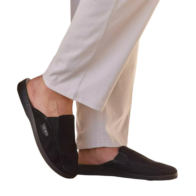 Atlas For Men Heren pantoffels met fleecevoering UTAF986_black large