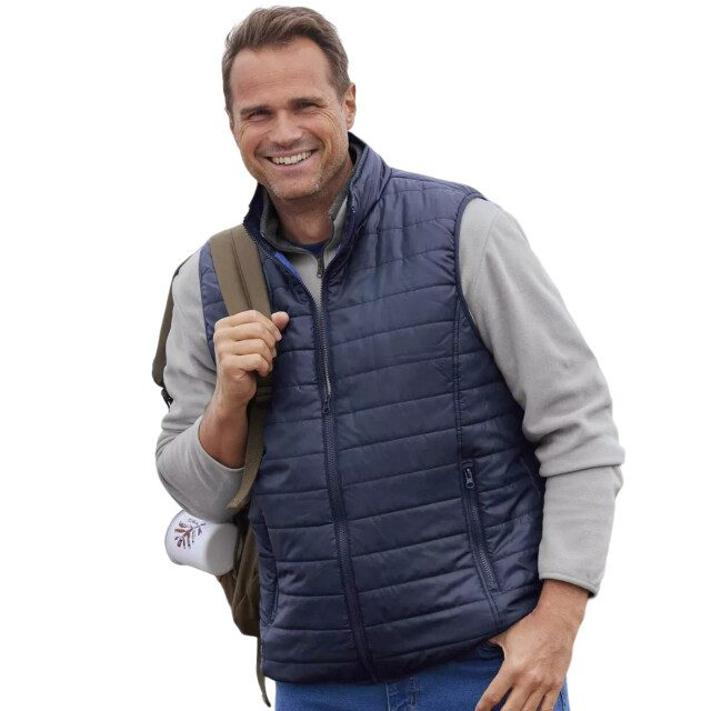 Atlas For Men Heren mouwloos gilet UTAF868_navy large
