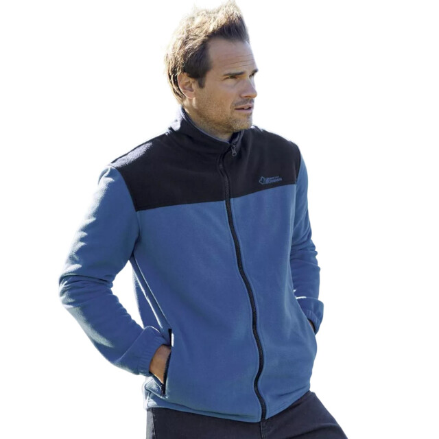 Atlas For Men Tweekleurig flexibel fleecejack heren (set van 2) UTAF947_blackblue large