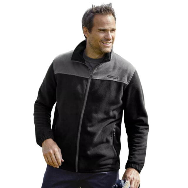 Atlas For Men Tweekleurig flexibel fleecejack heren (set van 2) UTAF947_blackblue large