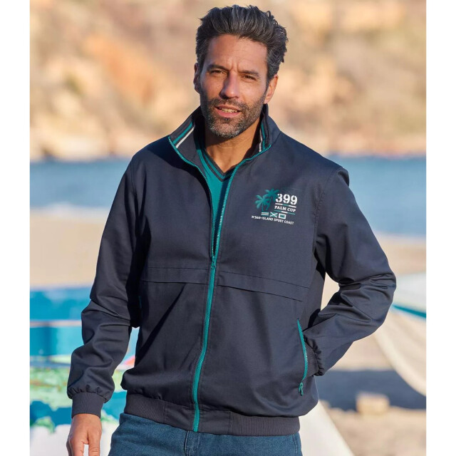 Atlas For Men Waterdicht herenjack twill UTAF537_navy large
