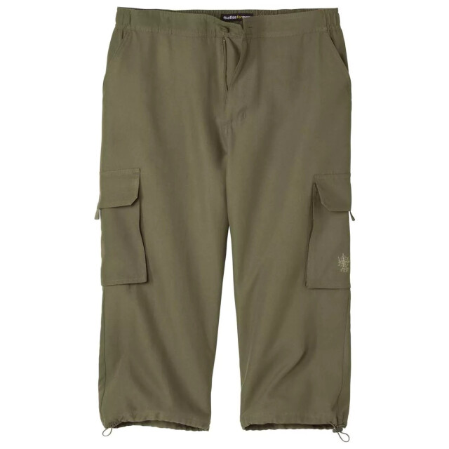 Atlas For Men Heren microvezel cropped cargo broek UTAF530_khaki large