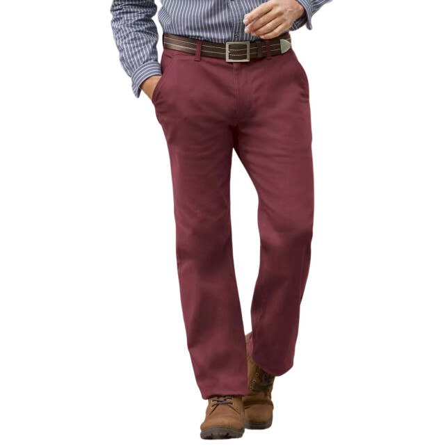 Atlas For Men Casual stretchchino heren UTAF1633_burgundy large