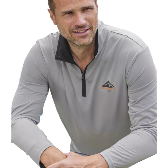Atlas For Men Heren sporttop met rits (set van 2) UTAF1382_blackgrey large