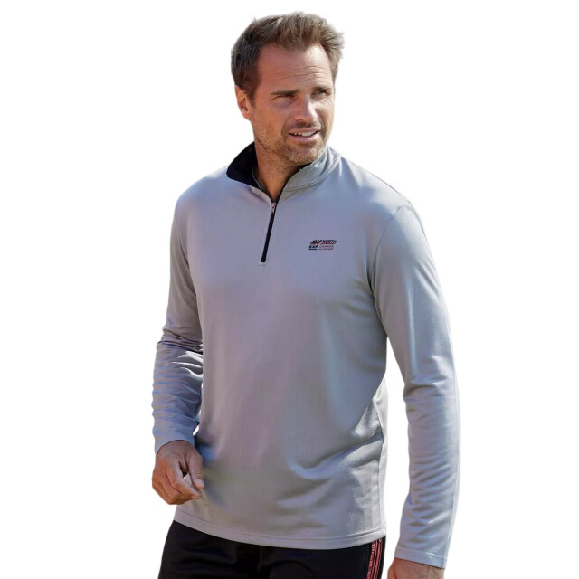 Atlas For Men Heren trechtervormige hals sport top (set van 2) UTAF1559_blackgrey large