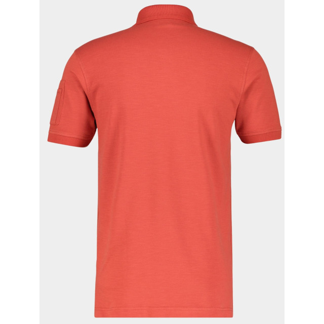 Lerros Polo korte mouw polo 1/2 arm 2433207/327 deep coral red 178663 large