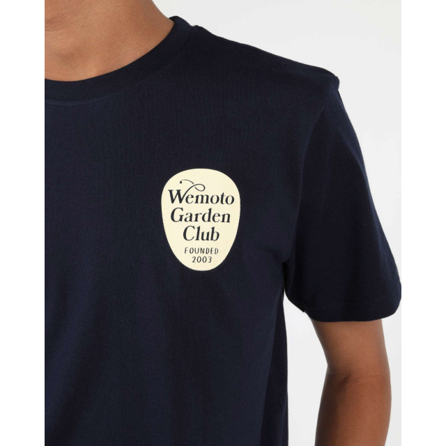 Wemoto Gardenclub t-shirt navy blue 234.114-400 large