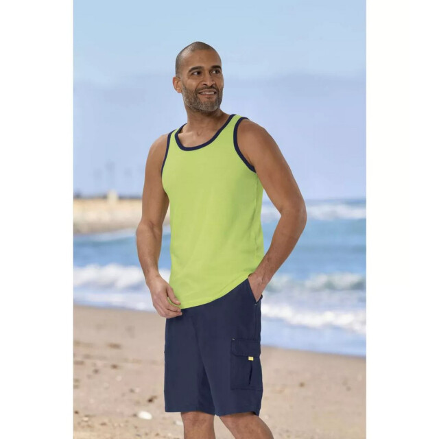 Atlas For Men Heren vest top (pack of 3) UTAF303_greybluegreen large