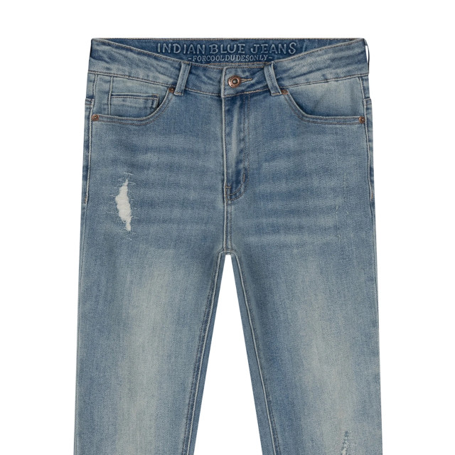 Indian Blue Jongens jeans jay tapered fit damaged light denim 150253446 large