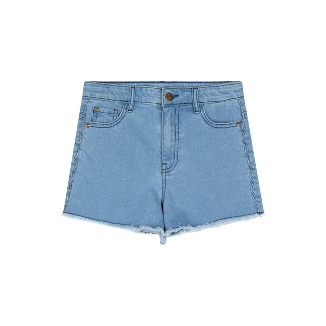 Indian Blue Meiden korte jeans fancy seam light blue 150253523 large