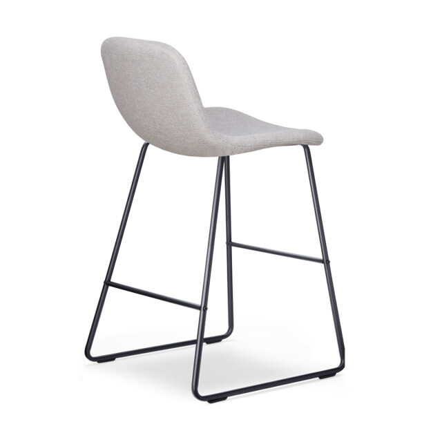 Nolon Nino-mats barkruk zwart onderstel 65 cm set van 2 2848507 large