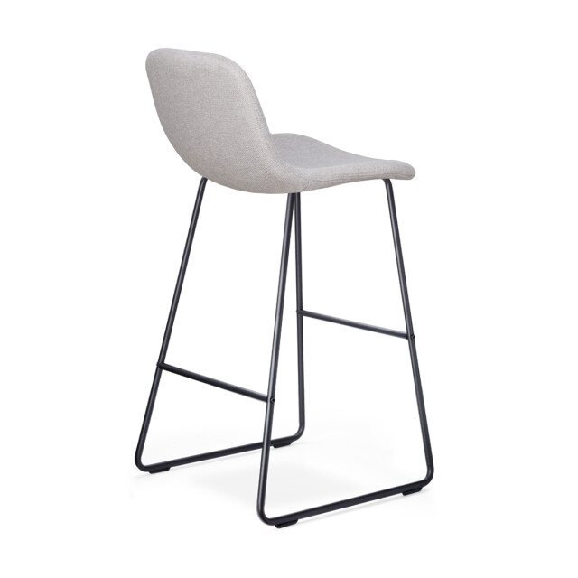 Nolon Nino-mats barkruk zwart onderstel 75 cm set van 2 2833518 large