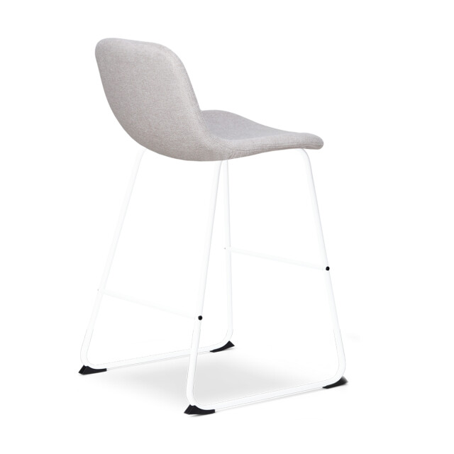 Nolon Nino-mats barkruk wit onderstel 65 cm set van 2 2833517 large