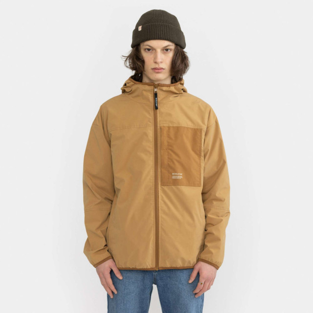 Revolution Hooded track jacket lightbrown 7838-LIGHTBROWN large