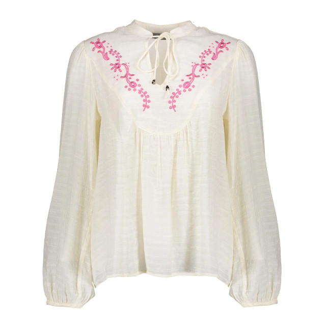 Geisha 43082-14 010 blouse embroidery off-white/fuchsia 43082-14 010 large