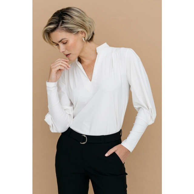 MAICAZZ Dieke blouse bas.t20.0170 off white BAS.T20.0170 large