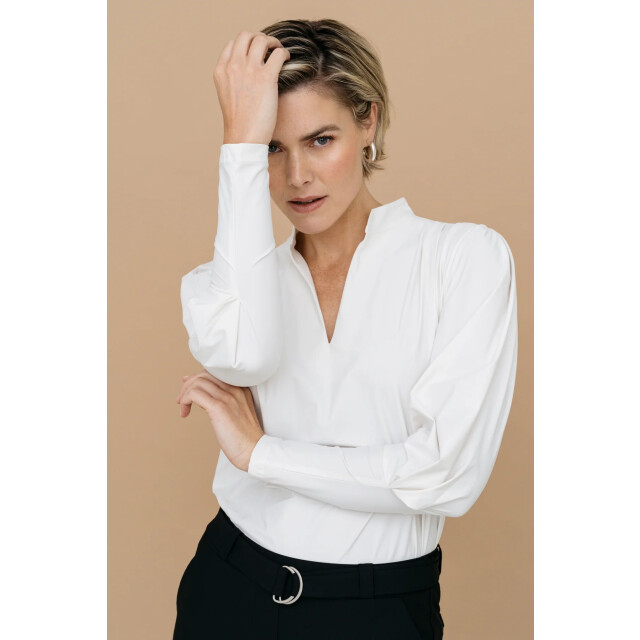 MAICAZZ Dieke blouse bas.t20.0170 off white BAS.T20.0170 large