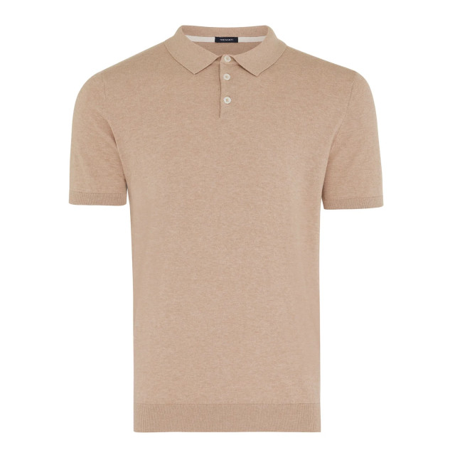 Tresanti Trevor | pullover short sleeve cotton/cashmere | taupe TRKWIA003-205 large