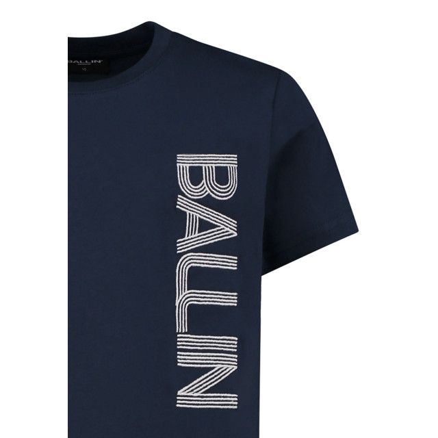 Ballin Amsterdam Jongens t-shirt side logo navy 150367649 large