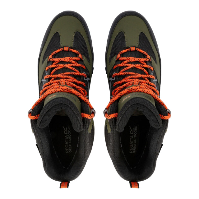 Regatta Heren samaris iii wandelschoenen UTRG9713_cypressgreenblazeorange large
