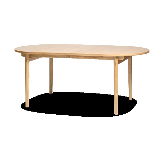 Olivine Kjeld verlengbare houten eettafel naturel 190 x 100 cm 2411464 large