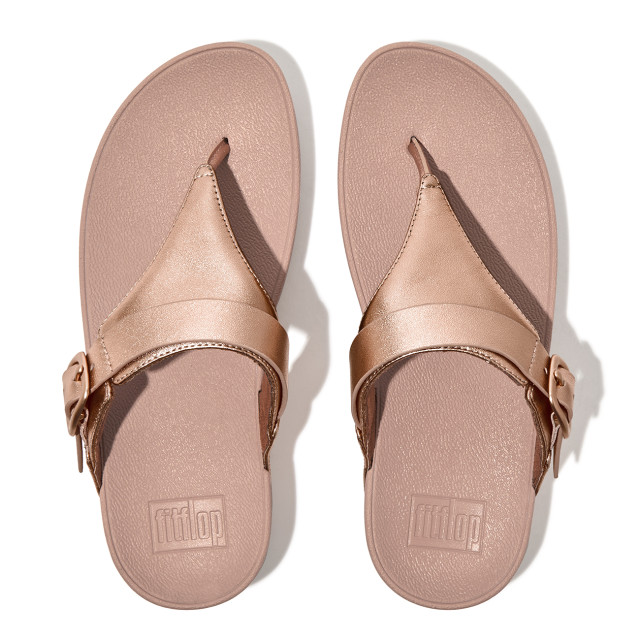 FitFlop Lulu adjustable toe post leather ES8 large