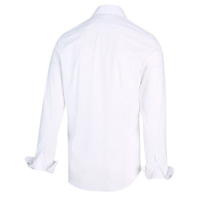 Blue Industry 2191.22 lounge jersey shirt white overhemd lange mouw bleu indus White/2191.22 Lounge Jersey Shirt large