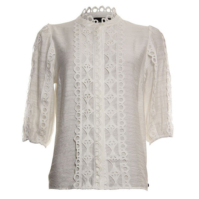 Poools Blouse 413255 ivory 413255 - Ivory large