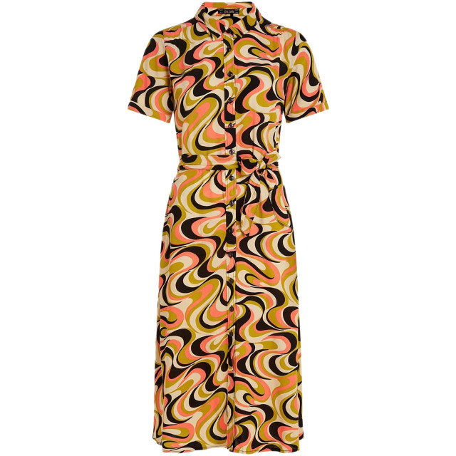 King Louie Olive dress manic spring yellow 08814-833 large