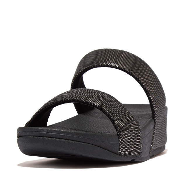 FitFlop Lulu glitz-canvas slides HR2 large