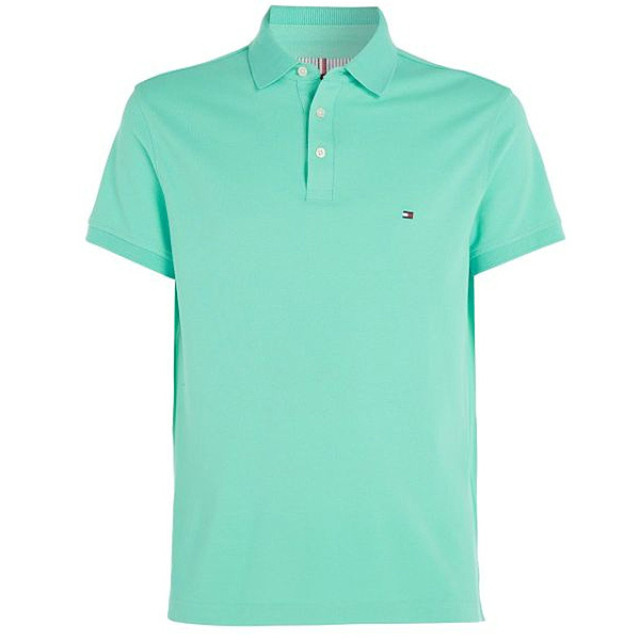 Tommy Hilfiger Poloshirt 17771 tradewinds aqua 17771 - Tradewinds Aqua large