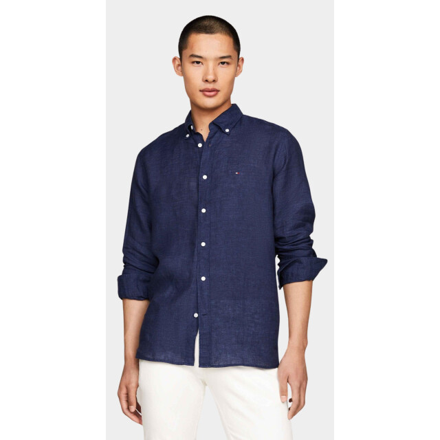 Tommy Hilfiger Casual hemd lange mouw pigment dyed li solid rf shirt mw0mw34602/dcc 181020 large