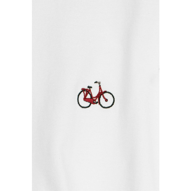 A-dam T-shirts white bike MTC-0068 large