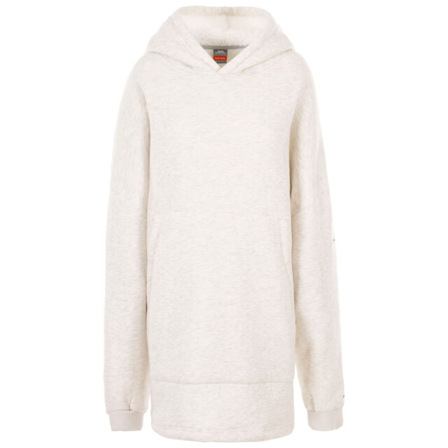 Trespass Unisex adult knusse marl fleece oversized hoodie UTTP6394_ghost large