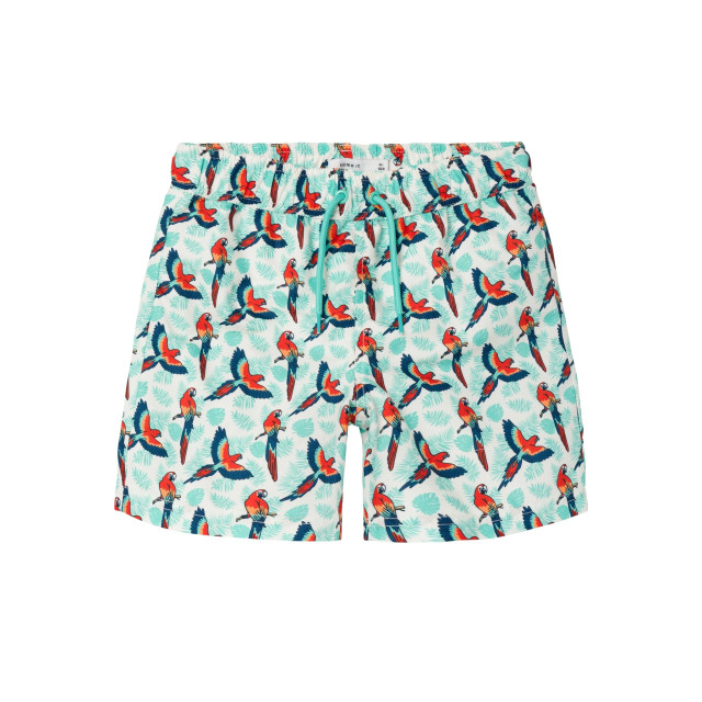 Name It Jongens zwemshort kinderen nkmzaddi papegaai print wit 13213886-Papegaai large