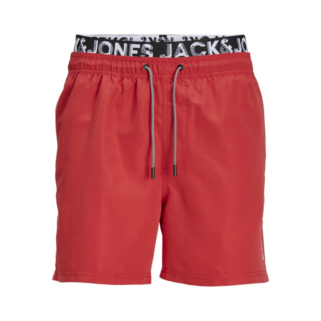 Jack & Jones Jongens zwemshort jpstfiji dubbele waistband 12228535-Rood large