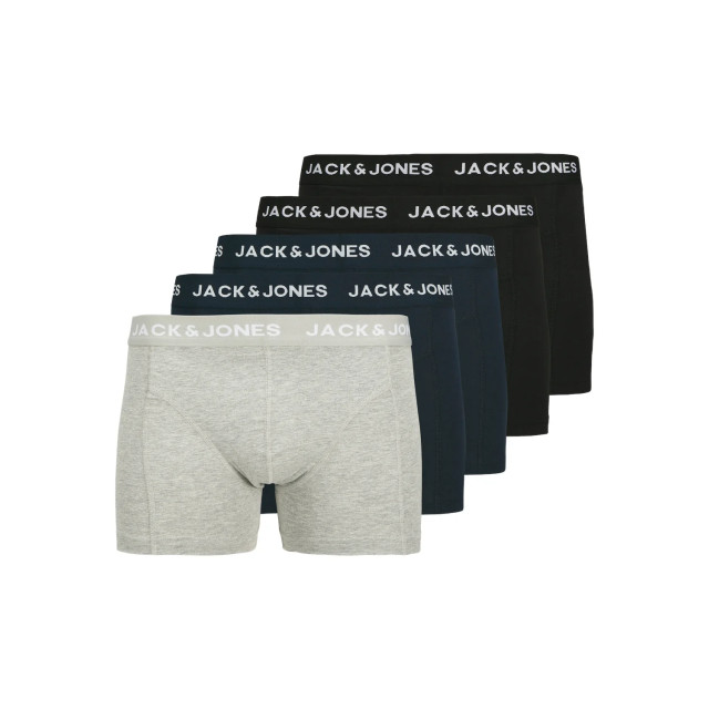 Jack & Jones Heren boxershorts effen trunks jacanthony 5-pack 12263362-Multi large