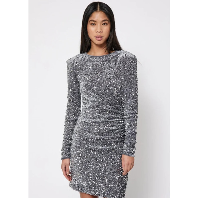 Norr Milan dress silver - Milan dress silver - NORR large